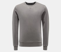 Rundhals-Sweatshirt grau