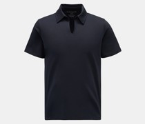 Jersey-Poloshirt dark navy