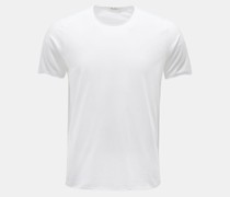 Rundhals-T-Shirt 'Elia' weiß