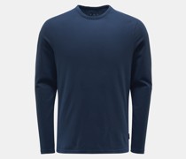 Rundhals-Longsleeve 'Organic Tee LS' navy