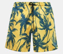 Badeshorts gelb/navy