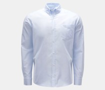 Casual Hemd Button-Down-Kragen pastellblau