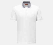 Poloshirt weiß/navy