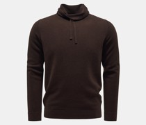 Kaschmirpullover dunkelbraun