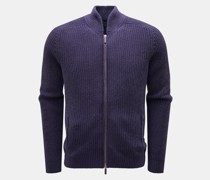 Cashmere Strickjacke 'Curt' violett
