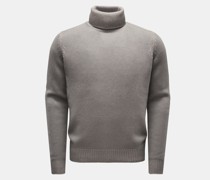Rollkragenpullover grau