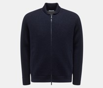 Strickblouson navy