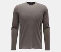 Rundhals-Longsleeve 'Henry' dark olive