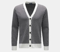 Cardigan weiß/schwarz