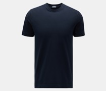 Rundhals-T-Shirt dark navy