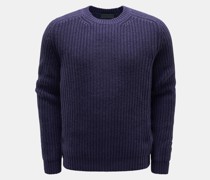 Cashmere Rundhalspullover 'Chris' violett