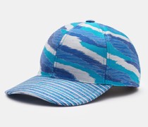 Baseball-Cap offwhite/blau/türkis