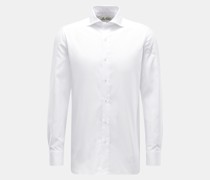 Oxfordhemd 'Nando' Haifisch-Kragen weiß