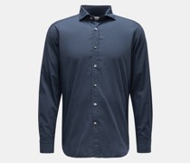 Casual Hemd Haifisch-Kragen navy