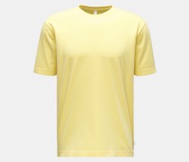 Rundhals-T-Shirt 'Jersey Tee' gelb