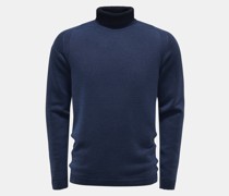 Wende-Rollkragenpullover 'Foggy Turtle' dunkelblau/navy