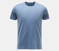 Rundhals-T-Shirt rauchblau