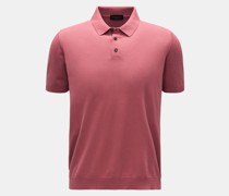 Kurzarm-Strickpolo altrosa