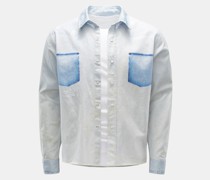 Overshirt 'Western Shirt' pastellblau
