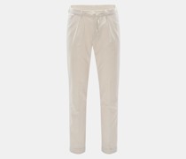 Cord-Joggpants creme