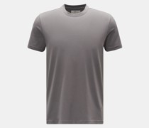 Rundhals-T-Shirt grau