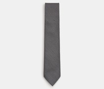 Krawatte dark navy/hellgrau kariert