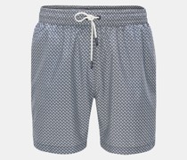 Badeshorts weiß/navy