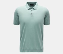 Kurzarm-Strickpolo mintgrün