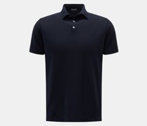 Jersey-Poloshirt dark navy