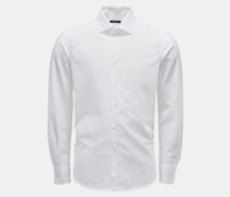 Oxford-Hemd 'Oxford Shirt' Haifisch-Kragen weiß