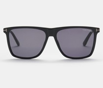 Sonnenbrille 'Fletcher' schwarz/grau