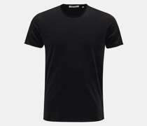 Rundhals-T-Shirt 'Elia' schwarz