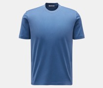 Rundhals-T-Shirt 'Eli' blau