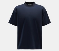 Rundhals T-Shirt 'Benja 3525 Smooth Cotton' navy