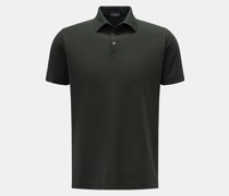 Jersey-Poloshirt dark olive