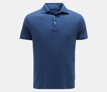Poloshirt 'Linen Polo' dunkelblau