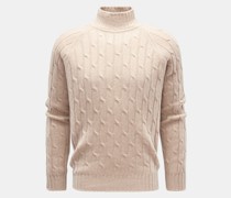 Kaschmirpullover beige