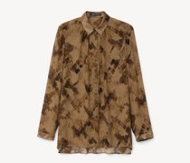 Crinkle Chiffon Bluse - FESTINA PRINTED