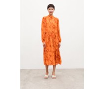 Crinkle Chiffon Kleid - FIORA PRINTED