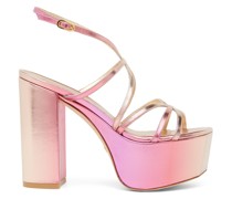 Stuart Weitzman Barelythere Squarehigh Platform Sandal - Frau  Hot Pink 38