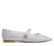 CRYSTAL FLEUR MARY JANE FLAT