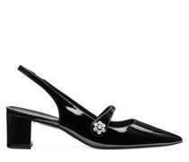 CRYSTAL FLEUR 50 BLOCK SLINGBACK