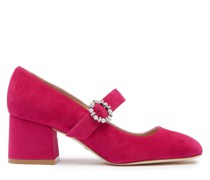 STUART PEARL BUCKLE 60 PUMP