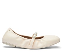 Stuart Weitzman Goldie Ballet Flat - Frau Loafer Und Flache Schuhe Sand 37