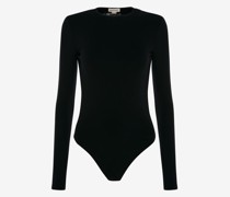 Bodysuit mit Spitzenrücken