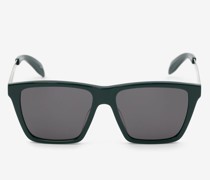 Mc Queen Graffiti Sonnenbrille mit flacher Oberseite