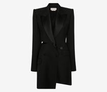 Geschlitztes zweireihiges Anzug-Kleid