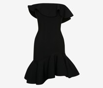 Bustier-Minikleid mit Rüschen