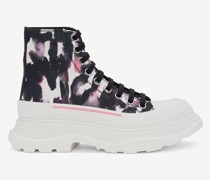 Tread Slick Boots mit Graffiti Aquarellprint