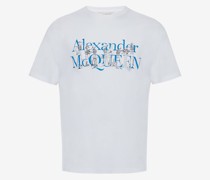 T-Shirt mit Skelett-Band